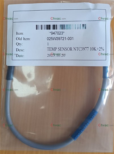 York 025W39721-100 Sensorudladning